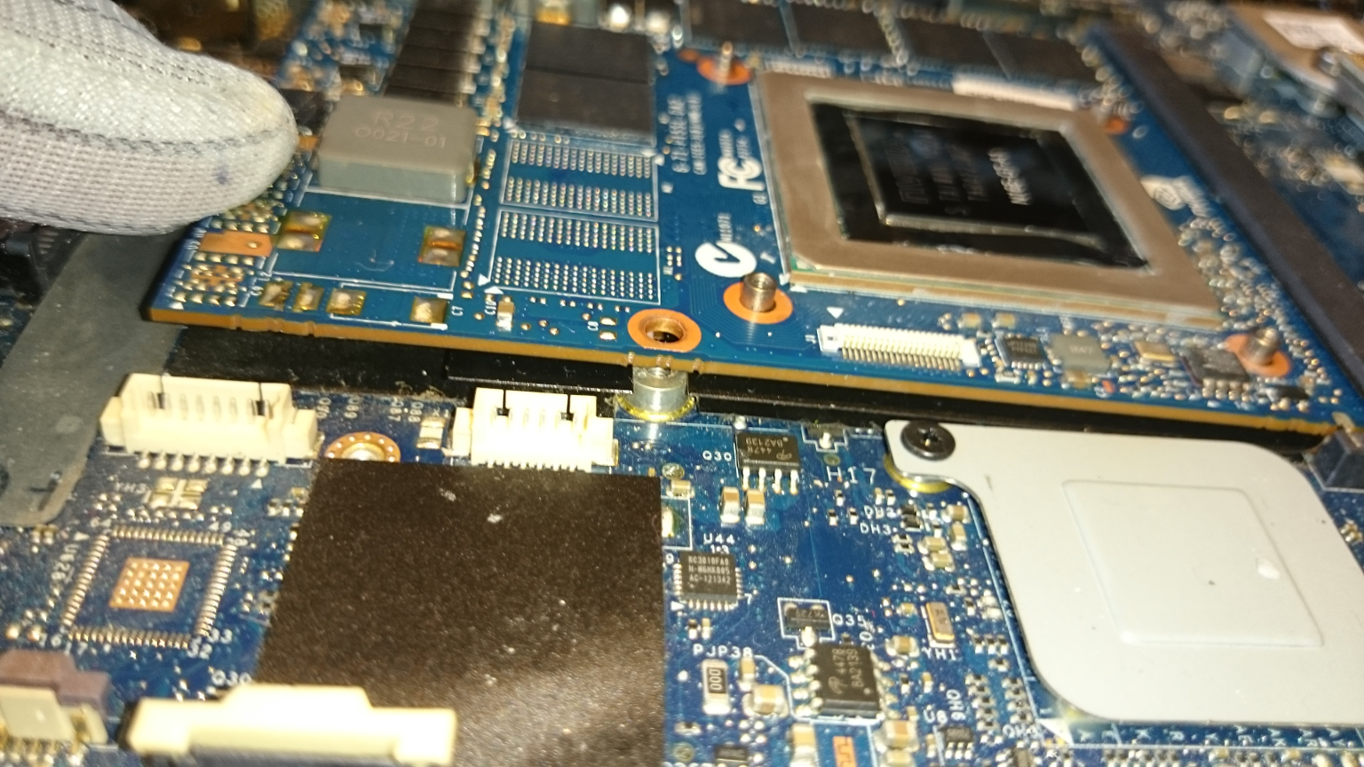 970M incorrectly fitted