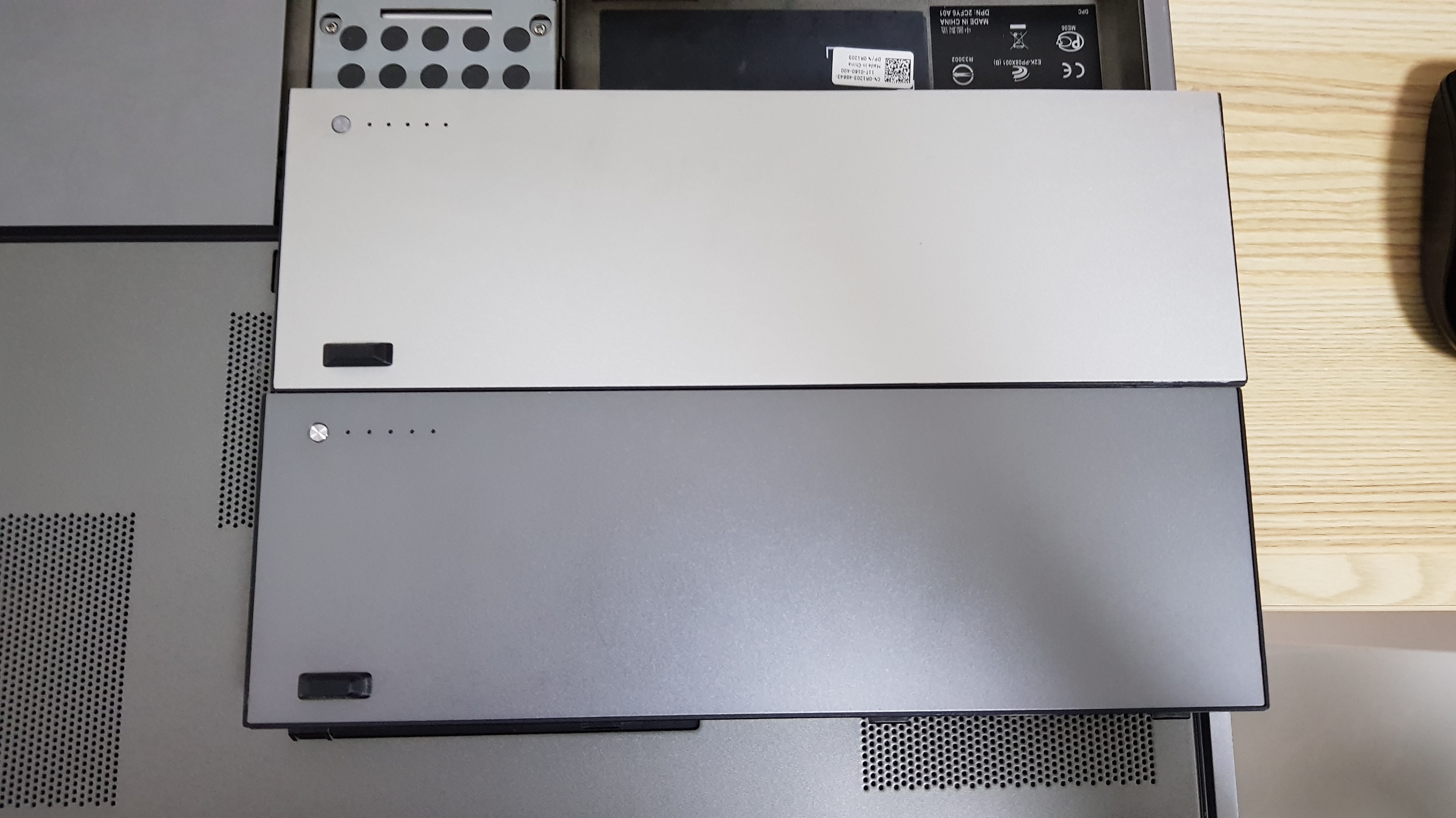 M6500 new and old battery