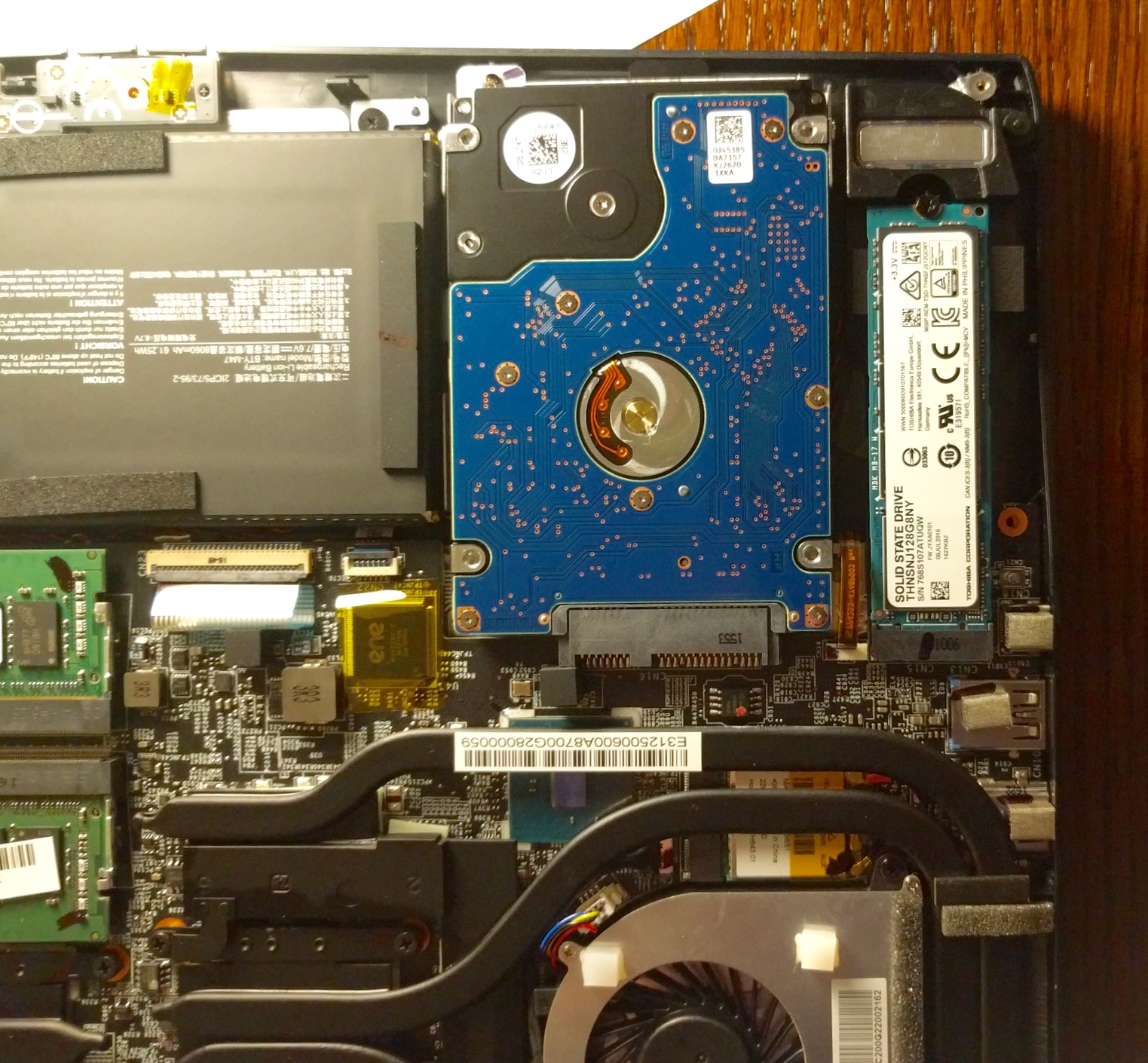 MSI GS43 SSD + HD